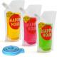 300 Microns Spout Plastic Juice Drink Bag Pouches Gravure Printing
