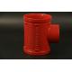 2.5 Mpa Tee Grooved Connection Grooved For Easy Installation Piping System