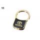 Push Style Toyota Car Keychains For Guys , Gold Finishing Metal Key Fobs