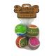Tennis Ball Toys, 2.5-Inch, 4-Pack