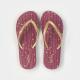 Slip Resistant 36EU Summer Beach Flip Flop With Red Beaded Pattern