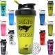 Custom Logo Wholesale 600ml Large Sports Fitness Plastic Shaker Bottles