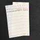 CT-3616WP White color 15 Lines Hotel Guest Pads Customizable and for Your Hotel s Guests