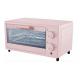 Pink 800watt 10L Portable Electric Pizza Oven Convection Technology