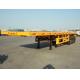 flatbed container 40ft  3 axle semi trailer | CIMC VEHICLE