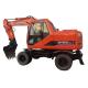 Used Hydraulic Drive Doosan Wheeled Excavator DH150W-7 For Construction Projects