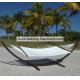 Two People Weather Resistant White Caribbean Style Hammock , Hand Woven Hammock