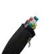 Cable Organizer PET Monofilament Zipper Cable Sleeve Braided Wrap Easy Installing