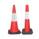 PE Plastic Road Cone Orange High Visible Highway Traffic Cones