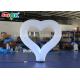 White Inflatable Lighting Decoration Blow Up Heart For Engagement