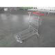 Cargo Warehouse Trolley 4 Swivel flat casters with Platfrom and foldable baskets