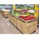 Custom grocery Store / Supermarket Wooden Display Rack L1000*W1000*H850 mm