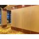 Fireproof Commercial Melamine Office Sliding Partition Walls Environmental Protection