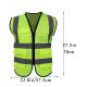 Polyester Hi Vis Waterproof Jacket Reflective Safety Vest EN20471 ANSI 107