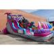 Outdoor Bouncy Inflatable Water Slides For Pool Purple Blue Commercial Grade Giant