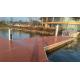 Commercial Marine Floating Docks WPC Decking HDPE Floats Pontoon Pier