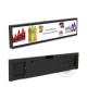 Ultra Wide Screen Stretched Bar Lcd Display 49inch For Metro Bus Advertising