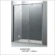 Tempered Glass Hinge Shower Screen / Shower Door With Aluminium Alloy Frame