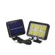 Plastic ABS 120 Led Solar Lights Outdoor Sensor Wall Light 1.5 Watts	 IP65