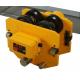 0.5t  to 10t  High Speed Chain Hoist  Travel Trolley Steel Yellow With Suspension Hook