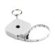 Wintape 60 Inch/1.5M Square White Retractable Button Measuring Tape Body Size Measure Tape Measure With Key Ring Design