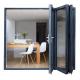 Insulated Aluminum Framed Door Patio Accordion Folding Glass 10mm thickness