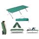 Camping Cot Travel Equipment, Bunk Bed Cots Metal Bunk Cot Steel Frame Camping Bed, Adjustable Foldable Portable