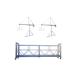 Glass cleaning equipment electric wire rope construction cradle scaffolding for sale