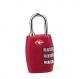 TSA digit lock &red  lock PC material TSA travel lock& Fashion Design Tsa Luggage Lock& Tsa Bag Number Lock