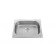 Oval Shape Stainless Steel Single Bowl Sink With Foot Stool