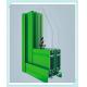 Red / Green Aluminium Window Extrusion Profiles 6 M Normal Length Acid Resistant