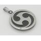 Stainless steel mi gold plating / sour gold magnetic scalar quantum energy pendant