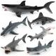 6 PCS Great White Shark Model Toy Desktop Decoration Collection Party Favors Toys for Boys Girls Kids