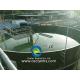 Bolted Steel Liquid Storage Tanks With Aluminium Dome Roof Durable