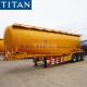 TITAN 33/35cbm pneumatic sand bulk cement silobas tanker trailer