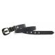 Black Adjustable Length 2.8cm Women'S Dresses Decorative Belt
