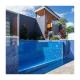 Non Yellowing Custom Clear Acrylic Swimming Pool For High Light Transmission 93%