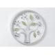 Flower Pots Home Oval Metal Tree Wall Decor