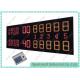 Outdoor Electronic Tennis Scoreboard With 2 Strips Display , Waterproof IP65
