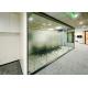 Frameless Design Glass Partition Wall System Maximizes Daylighting Complete Transparency Aluminum 108mm Thickness