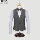 Customized Color Men's Plaid Suit Vest for Business Banquet in Retro British Style