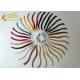 20 CM Hair Color Wheel / Colour Ring, 8 32 Popular Colors Human Hair Color Wheel / Colour Ring For Sale