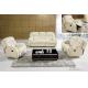 White Recliner Leather Sofa L.MG777