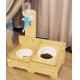 Double Raised Pet Bowls 15 Degree For Cats Dogs 38*25*10 CM