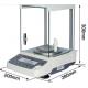Lab Precision Analytical Balance 220g 0.0001g Electronic Scale Digital 0.1mg Scale