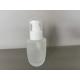 Colorful 50ml Frosted Cosmetic Bottles With Screen Printing Surface