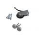 Plastic+Iron Sliding door wheels/rollers for cabinet/dresser door