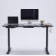 Adjustable Height Dual Motor Electric Office Desk with Italian Design and Black Finish