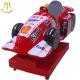 Hansel Funny toy baby games fiberglass kiddie ride  on racing car for sale