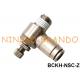 Brass Metal Air Flow Speed Control Push To Connect Pneumatic Hose Fitting